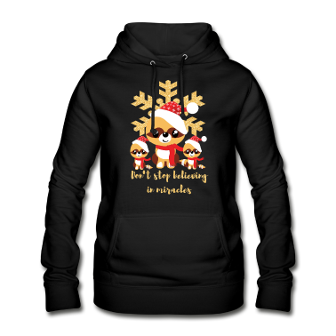 Partnerlook Hoodie - Fröhliche Weihnachten happy christmas Weihnachten