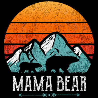Motiv Mama Bär Mutter Frau Geschenk Eltern Paare Frauen