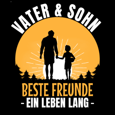Motiv Vater und Sohn Partnerlook Beste Freunde