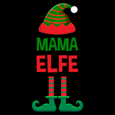 Motiv Mama Elfe Familien Elfen Partnerlook Weihnachten