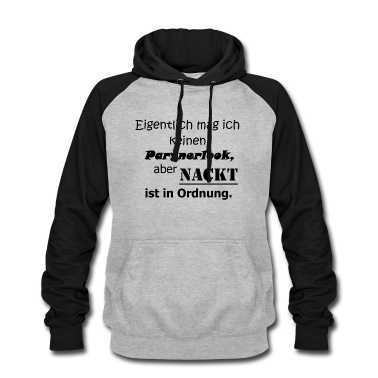 Partnerlook Hoodie - Partnerlook: nackt