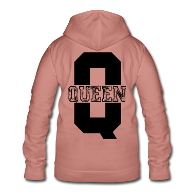 Partnerlook Hoodie - Partnerlook Pärchen Shirts „Queen“