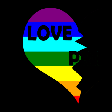 Motiv Partnerlook LGBT Herz linke Seite