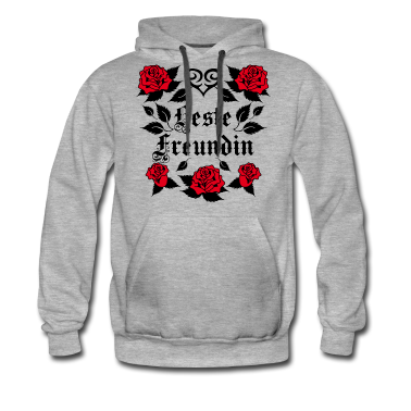 Partnerlook Hoodie - 40 Beste Freundin Tattoo Herz rote Rosen vintage