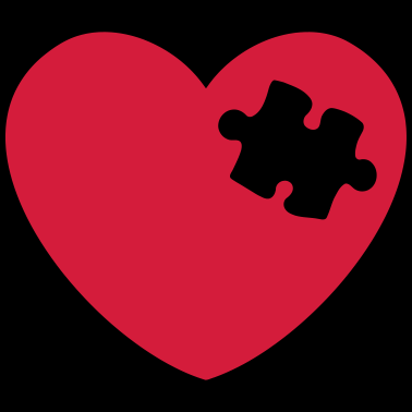 Motiv Herz Puzzle Puzzleteil Teil 1 Partnerlook