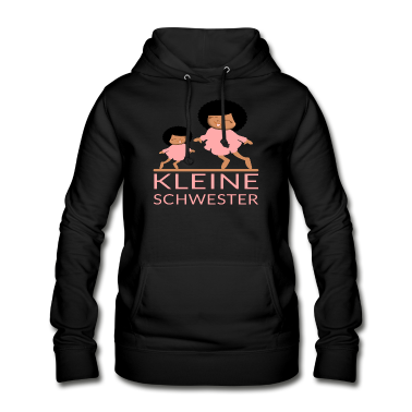 Partnerlook Hoodie - KLEINE GROSSE SCHWESTER PARTNERLOOK POC SCHWARZE