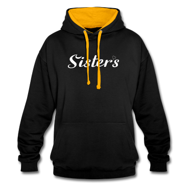 Partnerlook Hoodie - schwester partnerlook