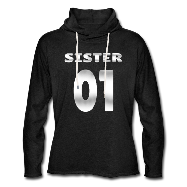 Partnerlook Hoodie - schwester partnerlook
