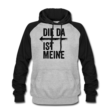 Partnerlook Hoodie - DIE DA IST MEINE | Partnerlook | Pfeil (links)