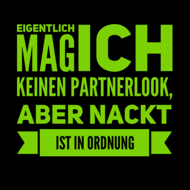 Motiv Partnerlook nur ohne Kleidung