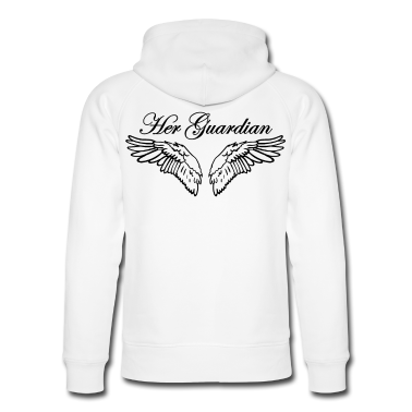 Partnerlook Hoodie - Partnerlook Schutzengel Mann