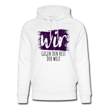 Partnerlook Hoodie - Wir gemeinsam gegen die Welt | Partnerlook