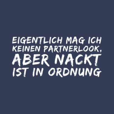 Motiv Partnerlook nur nackt