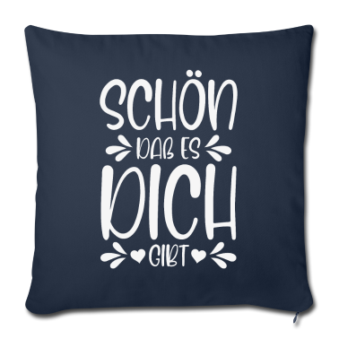 Partnerlook Kissenbezug - Schön dass es dich gibt