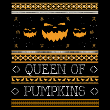 Motiv Queen Of The Pumpkins Ugly Halloween Partnerlook