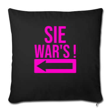 Partnerlook Kissenbezug - Sie War's Partnerlook