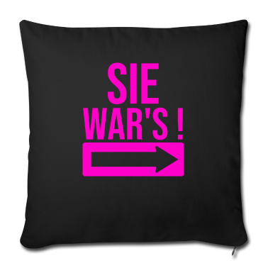 Partnerlook Kissenbezug - Sie War's Partnerlook