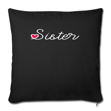 Partnerlook Kissenbezug - schwester partnerlook