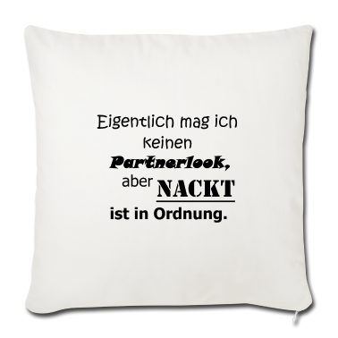 Partnerlook Kissenbezug - Partnerlook: nackt