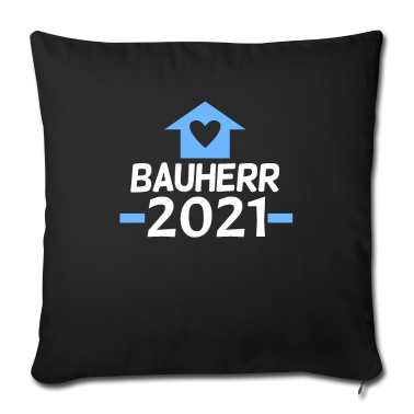 Partnerlook Kissenbezug - Bauherr 2021 - Partnerlook