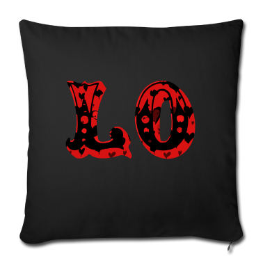 Partnerlook Kissenbezug - lo rot partnerlook