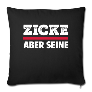 Partnerlook Kissenbezug - Zicke aber seine - Idiot aber ihrer Partnerlook