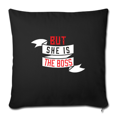 Partnerlook Kissenbezug - Sie ist der Boss 2 - Partnerlook