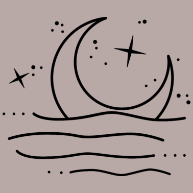 Motiv Mond Paarschirt Partnerlook