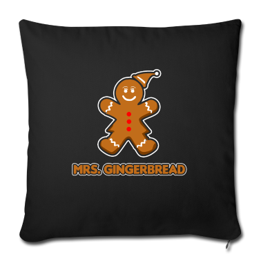 Partnerlook Kissenbezug - Lebkuchenfrau im Partnerlook zu Weihnachten