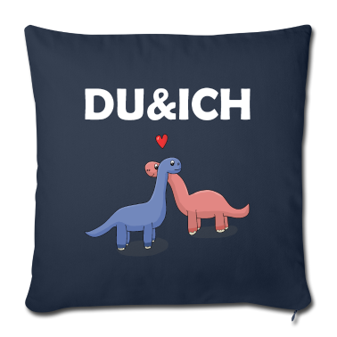 Partnerlook Kissenbezug - Dino Beziehung Valentinstag Partnerlook