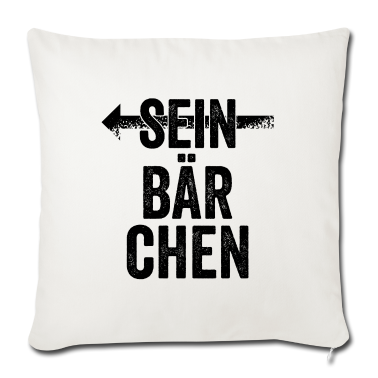 Partnerlook Kissenbezug - SEIN BÄRCHEN | Partnerlook | Pfeil (links)