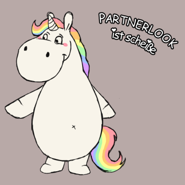 Motiv Partnerlook ist scheiße - rechts