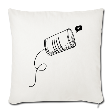 Partnerlook Kissenbezug - Dosentelefon | B | Partnerlook