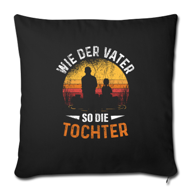 Partnerlook Kissenbezug - Angler Papa Tochter Partnerlook