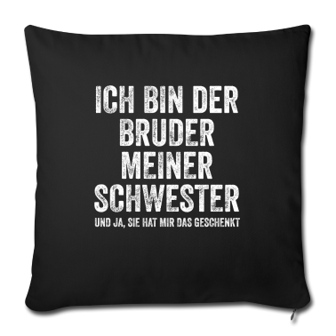Partnerlook Kissenbezug - Bruder Partnerlook Geschenk