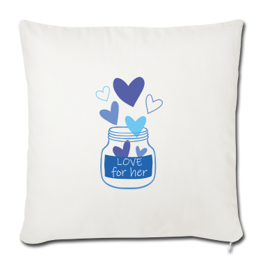 Partnerlook Kissenbezug - Liebevolles Partnerlook Geschenk