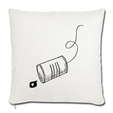 Partnerlook Kissenbezug - Dosentelefon | A | Partnerlook