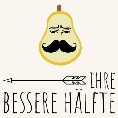 Motiv Bessere Hälfte | Birne | Partnerlook