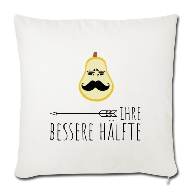 Partnerlook Kissenbezug - Bessere Hälfte | Birne | Partnerlook
