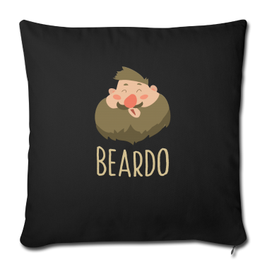 Partnerlook Kissenbezug - Beardo Partnerlook Bartträger