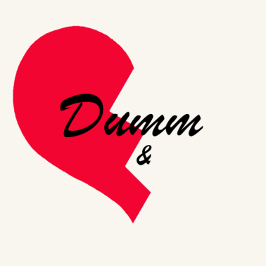 Motiv Dumm und Dümmer- Partnershirt. Partnerlook.