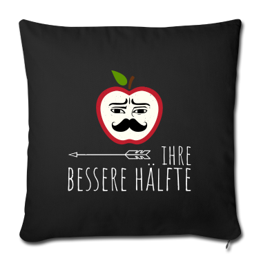 Partnerlook Kissenbezug - Bessere Hälfte | Apfel | Partnerlook
