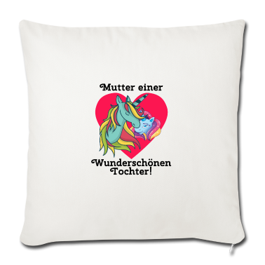 Partnerlook Kissenbezug - Mutter einer Wunderschönen Tochter! Partnerlook