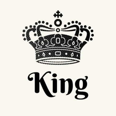 Motiv King Queen Partnerlook