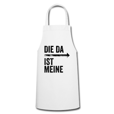 Partnerlook Schürze - DIE DA IST MEINE | Partnerlook | Pfeil (rechts)