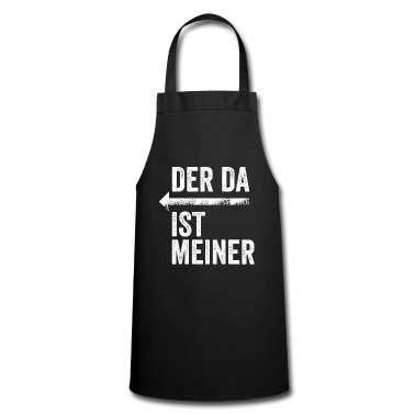 Partnerlook Schürze - DER DA IST MEINER | Partnerlook | Pfeil (links)
