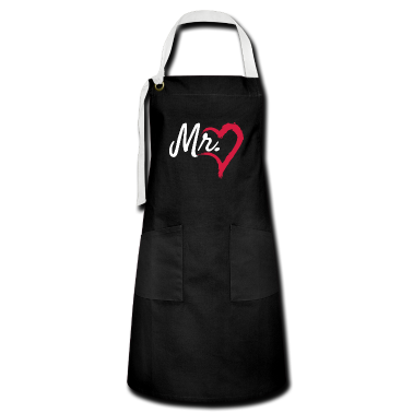 Partnerlook Schürze - Mr Herz Partnerlook