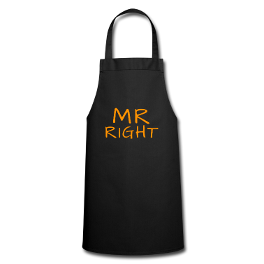 Partnerlook Schürze - Mr Right Partnerlook