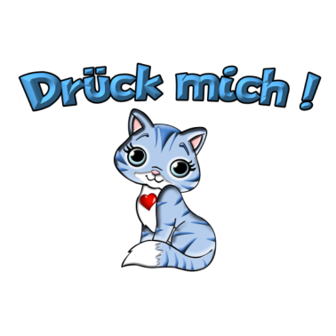 Motiv drück mich! hellblau Partnerlook