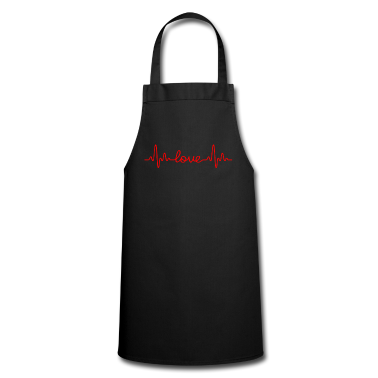 Partnerlook Schürze - Herzschlag Partnerlook - Valentinstag Geschenk